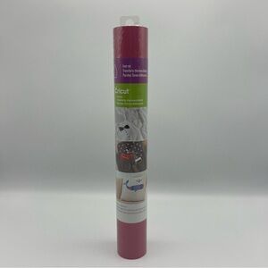 NWT Cricut Iron On Vinyl 12x19 Heat Transfer Roll Pink Rose 2014 Craft‎ DIY